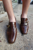 1970s Brown Buckle Loafers - SOLD