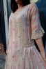 1910's Edwardian Pink Striped and Floral Dress - SOLD