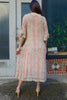 1910's Edwardian Pink Striped and Floral Dress - SOLD