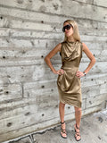 1990/ 2000’s Gold Vivienne Westwood Anglomania Dress