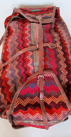 1970's Patagonia Longhair Cowhide Duffel Bag