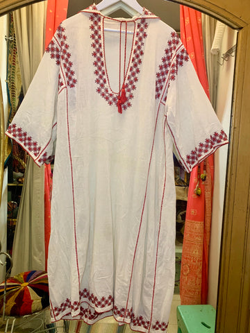 1960's-70's Moroccan Red Coat