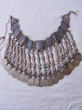 Afghani Enamel and Silver Coin Choker - SOLD