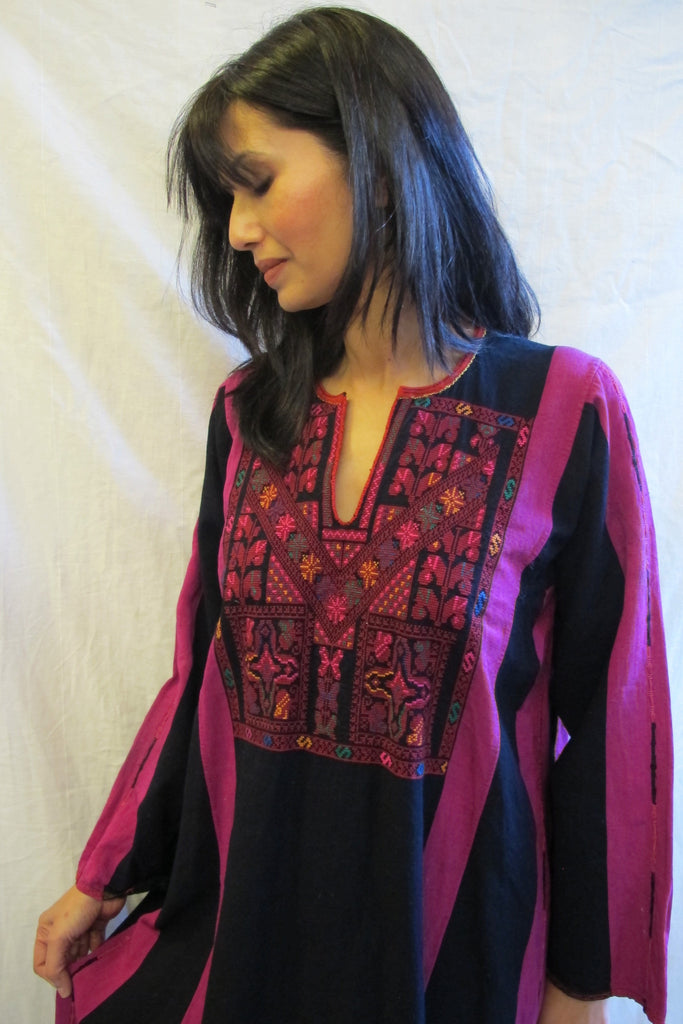 centralasian, asian, turkoman, embroidery, indigo, cotton, vintage, afghani, embroidery