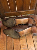 1970s Brown Buckle Loafers - SOLD