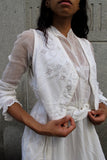 Edwardian Tulle and Lace Vest Dress