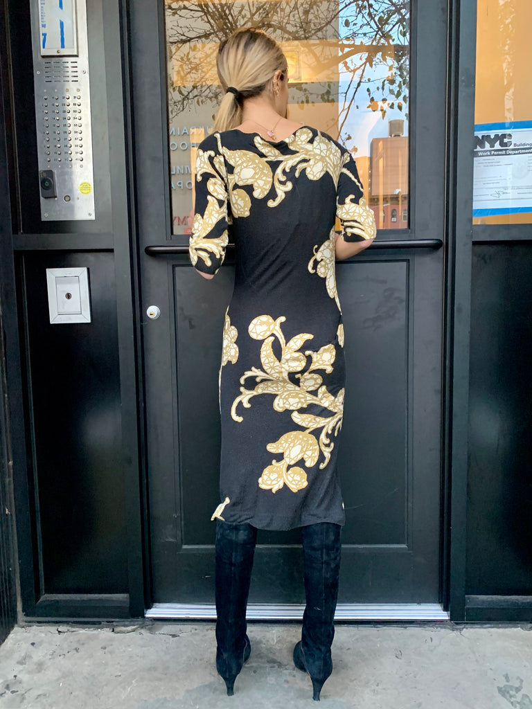 1990s-2000s Vivienne Westwood Anglomania Print Dress