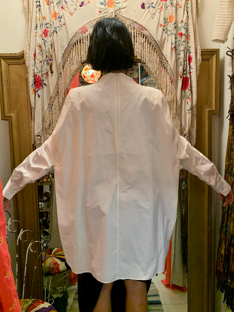 1990s-2000s Martin Margiela Oversized Shirt with Zippered Arms