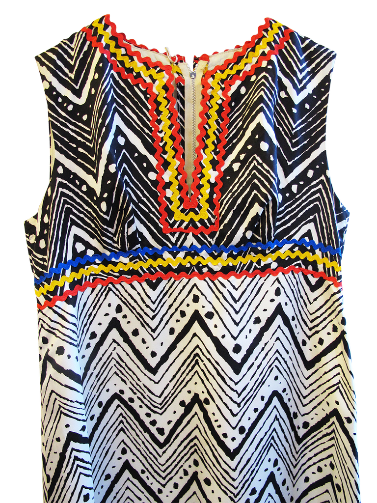 1960's Jean Varon Print Dress - SOLD