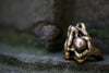 Fiona: Brutalist-Inspired Figural Brass Ring
