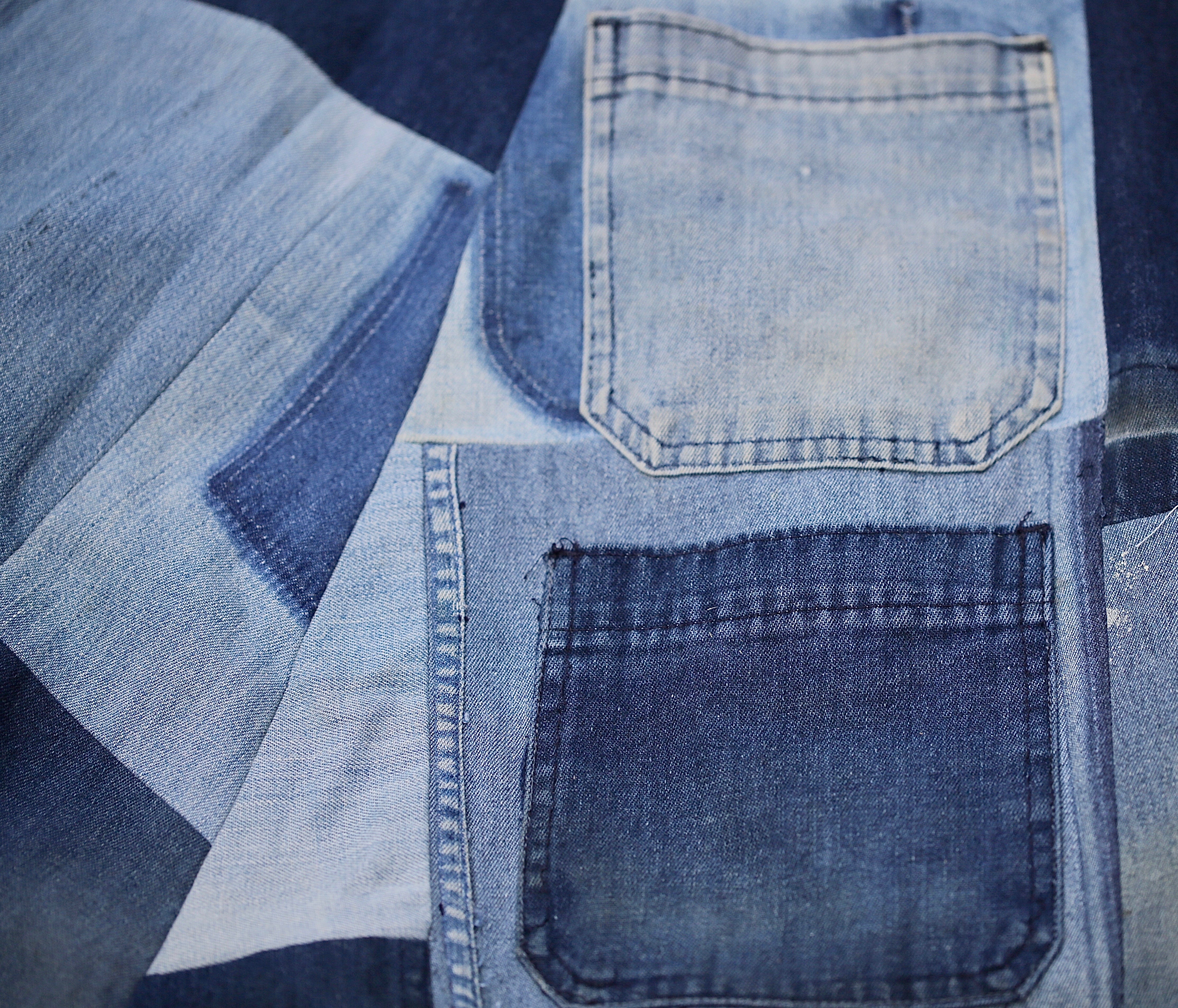 Daniela Denim Patchwork Wrap-skirt – Nomad Vintage